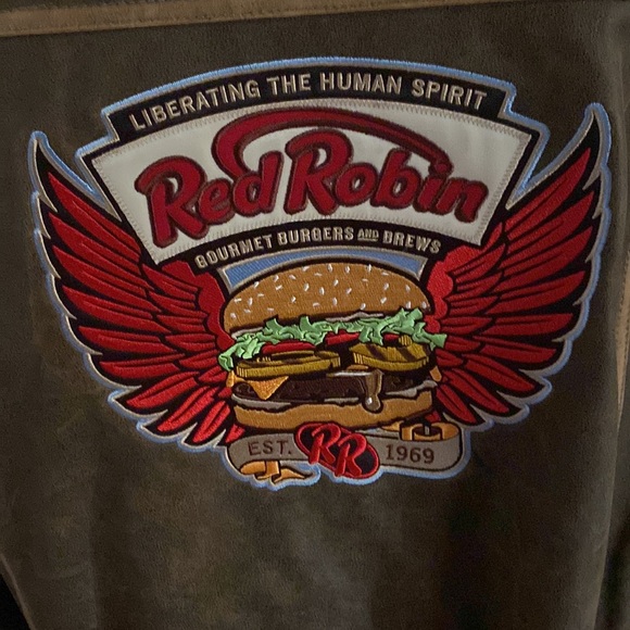 Red Robin 2017 Leather Jacket - never worn. See tags in NWOT. - Picture 6 of 11